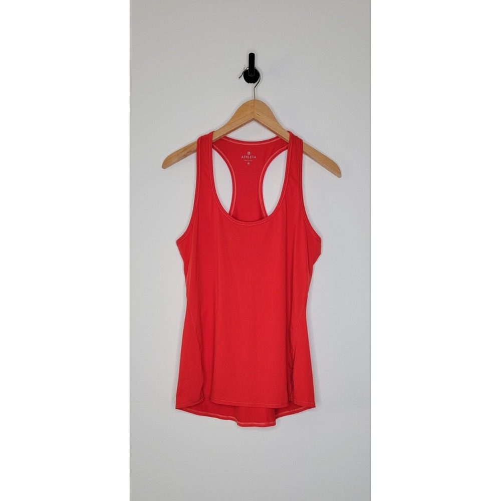 Athleta Racerback Tank Women's Size Medium Red